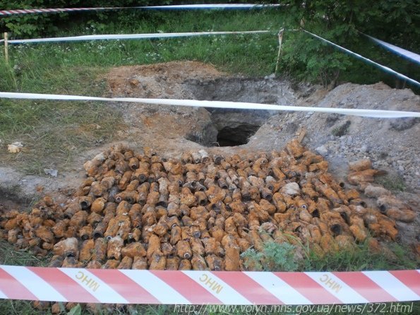 На Волині знешкодили понад півтисячі бомб 